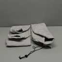 HOXHA 2 Pack Indoor Air Conditioner Cover for Window Units, Inside Window AC Covers Double Insulation with Free Elastic Straps (21 x 15 x 3.5 inches)