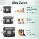 Dog Playpen,Cat Pet Puppy Pen,Portable Playpens for Dogs Indoor Outdoor Travel Camping Use,Foldable Dog Kennel Tent Crate for Rabbit Small Animals with Carrying Case (Dark Grey, Large)