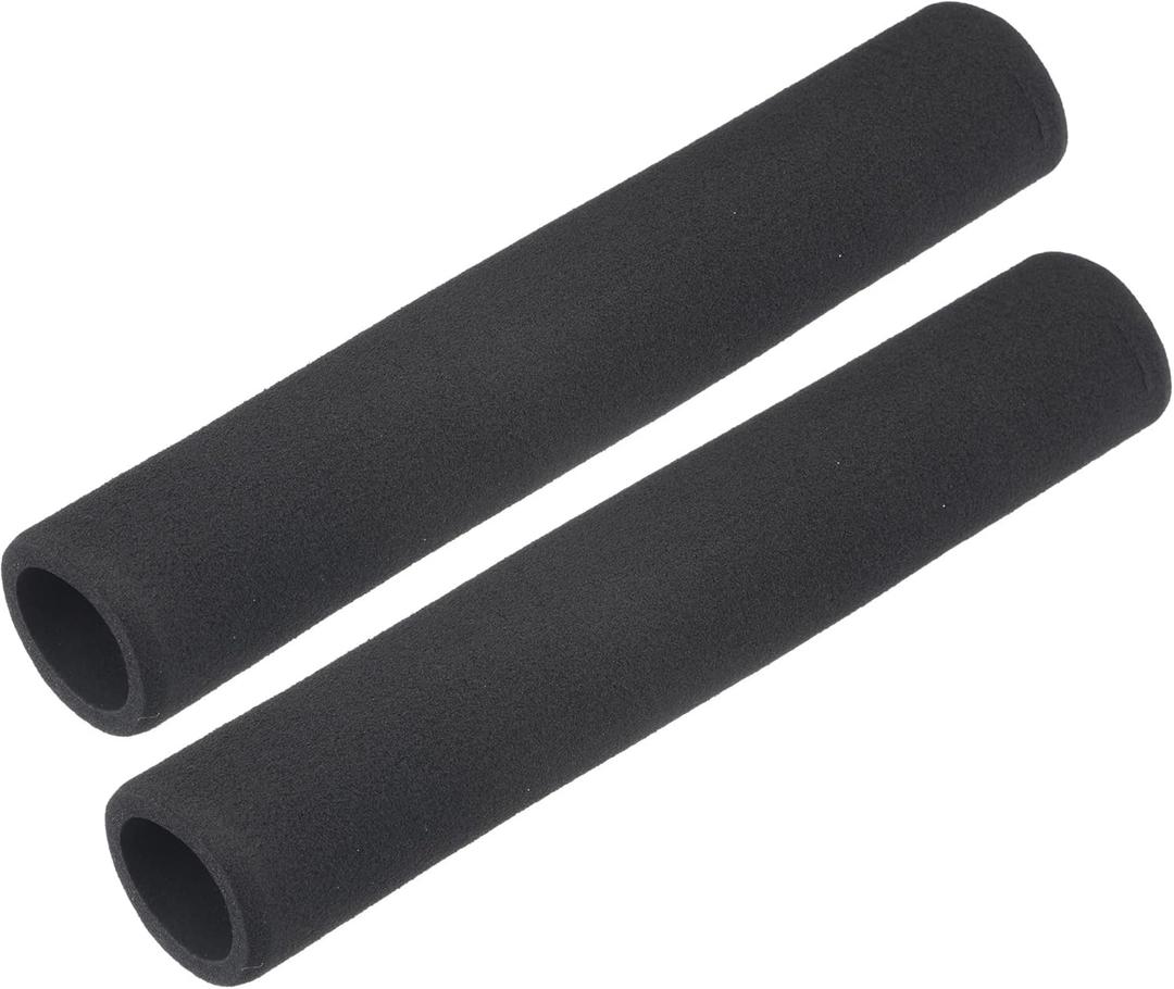 uxcell Foam Tubing for Handle Grip Support, Pipe Insulation, ID 22mm OD 31mm Length 195mm Black 2pcs