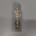 Hizashi 90+ CRI LED Candelabra Bulb 40W Equivalent E12 LED Bulb Dimmable 2700K Soft Warm White, Chandelier Light Bulbs, 4W 450LM Flame Tip CA10 Candle Light Bulbs, UL Listed - 12 Pack