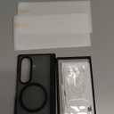 TORRAS Upgraded Magnetic Shockproof for Samsung Galaxy Z Fold 7 Case with Screen Protector, Fit for MagSafe, 4X Military Grade Hinge Protection, Translucent Slim Case for Samsung Z Fold 7, Black