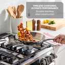 T-Fal Gourmet Stainless Steel Frying Pan Set, 11 and 12.5 in Skillets