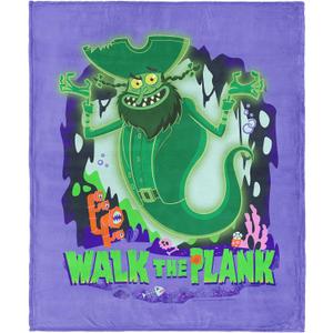 Spongebob Squarepants Walk The Plank Silk Touch Throw Blanket, Soft Plush Bed & Couch Cover, 50 x 60 Inches