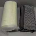 Dog Crate Bed Waterproof Dog Beds for Medium Dogs Rose Velvet Soft Fluffy Washable Dog Bed with Removable Cover & Anti-Slip Bottom, 41 x 27 Inch, Gray (Grey)