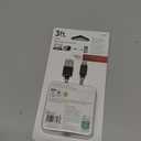 GE home electrical GE 6-Outlet Surge Protector, 3 Ft Extension Cord, 840 Joules, Power Strip, Flat Plug, Integrated Circuit Breaker, Wall Mount, UL Listed, White, 37210