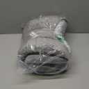 Pet Tent Cave Bed for Small Medium Cats Dogs Pets Sleeping Bag Thick Fleece Warm Slipper Dog Bed Cuddler Burrow House Hole Igloo Nest Cozy Triangle Bed for Cat Puppy (19.6*15.74 inch, Grey)