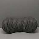 kasney Lumbar Support Pillow, Memory Foam Lumbar Pillow for Lower Back Pain Relief, Back Support Pillow for Office Chair, Car Seat - Gray