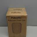 Pukomc Smart Sensor Wastebasket, Convenient and Hygienic Easy to Use, Technology Sensor Waterproof Wastebasket Plastic Trash can for Kitchen, Bathroom, Bedroom, Living Room, Office and Outdoor (1 Pack, white)