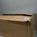 3 Inch White Goose Feather Mattress Topper,Twin Feather Bed Topper,Mattress Cover with Straps,Ultra Soft Pillowtop,100% Organic Cotton Fabric(39x75)