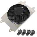 labwork Radiator Cooling Fan Replacement for 1XD-E2405-00-00 Replacement for Yamaha Viking 700 YXM700