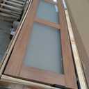 FREDBECK Bifold Door for 36x80 Opening (Double 18x80),Glass Interior Doors