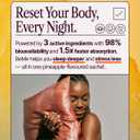 BeMe Magnesium Drink for Sleep - Melatonin-Free Magnesium for Sleep with Ashwagandha, L-Theanine & GABA - Fast-Absorbing Calm Pineapple - 15 Sachets