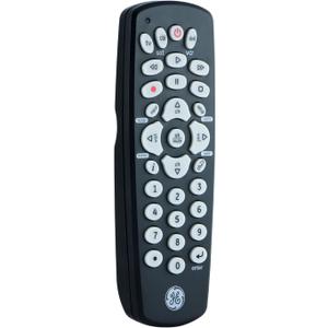 GE Universal Remote Control for Samsung, Vizio, LG, Sony, Sharp, Roku, Apple TV, RCA, Panasonic, Smart TVs, Streaming Players, Blu-ray, DVD, 3-Device, Black, 34456