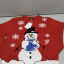 Pink Queen Women's Knit Pullover Ugly Christmas Sweater Jumper Size M