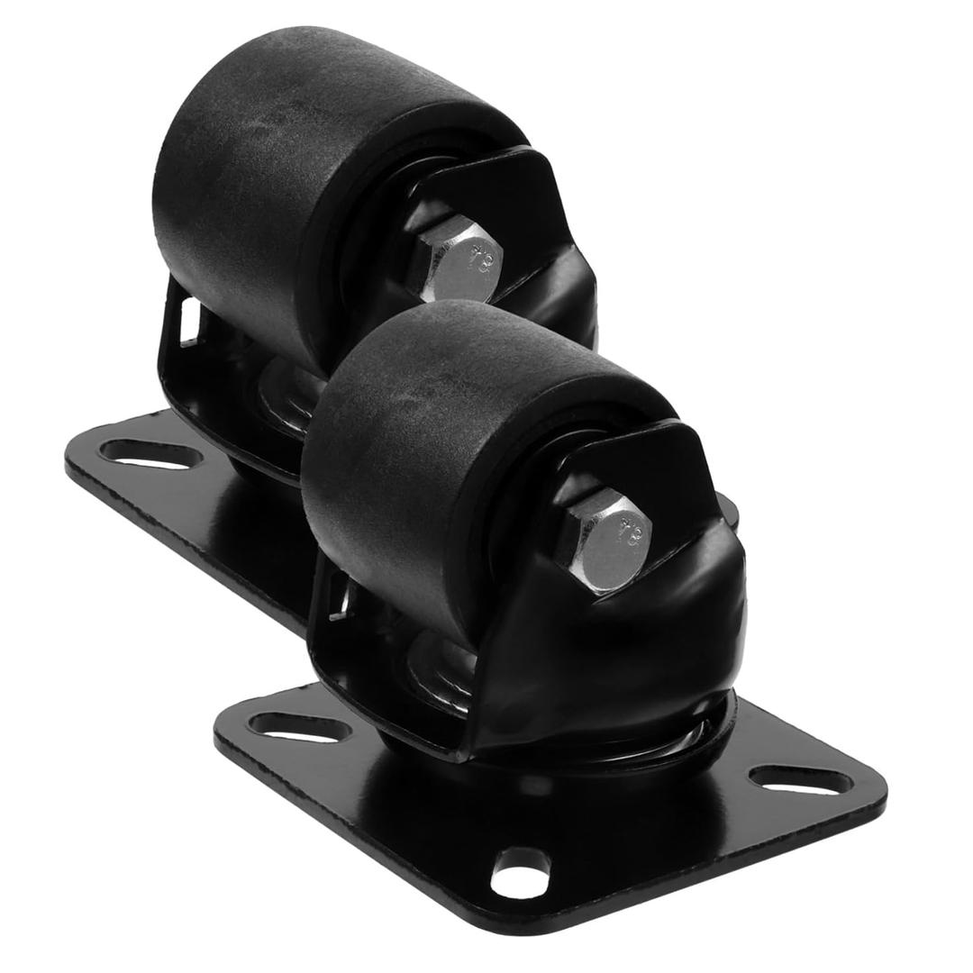 2pcs Low Center of Gravity Casters Nylon Multi-Function Wheels for Mechanical Equipment Office Chairs Furniture and More Quiet Easy to Install
