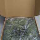 Real Touch Christmas Cedar Garland -16ft Artificial Garlands Faux Cedar Fake Pine Needles Garland for Fireplace, Table, Window, Stairs, Mante, Holiday Indoor Outdoor Xmas Decor(1PCS)