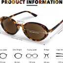 OPTOFENDY Reading Sunglasses for Women Classic Full Lens Sun Readers UV400 Outdoor Sunglasses (Tortoise)