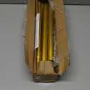 Shower Curtain Rod Adjustable 32"-80", Tension Shower Curtain Rod No Drilling Stainless Steel Rust Proof for RV Bathroom Shower Stall Apartment, Gold