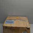 Boat Fenders 4 Pack 8.5 x 27 Inches Ribbed Twin Eyes Boat Fenders Bumpers for Docking, Comes with Ropes and Pump to Inflate (Santorini Blue&White)