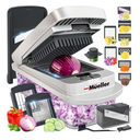 Mueller Pro-Series 10-in-1, 8 Blade Vegetable Chopper, Mandoline Slicer, Food Chopper with Container, Fruit Slicer, Kitchen Gadgets & Accessories, Home Essentials