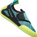 Rock Climbing Shoes for Men & Women Bouldering Shoes for Indoor & Outdoor Climbing (7 Narrow Women/5 Narrow Men, 016-green)