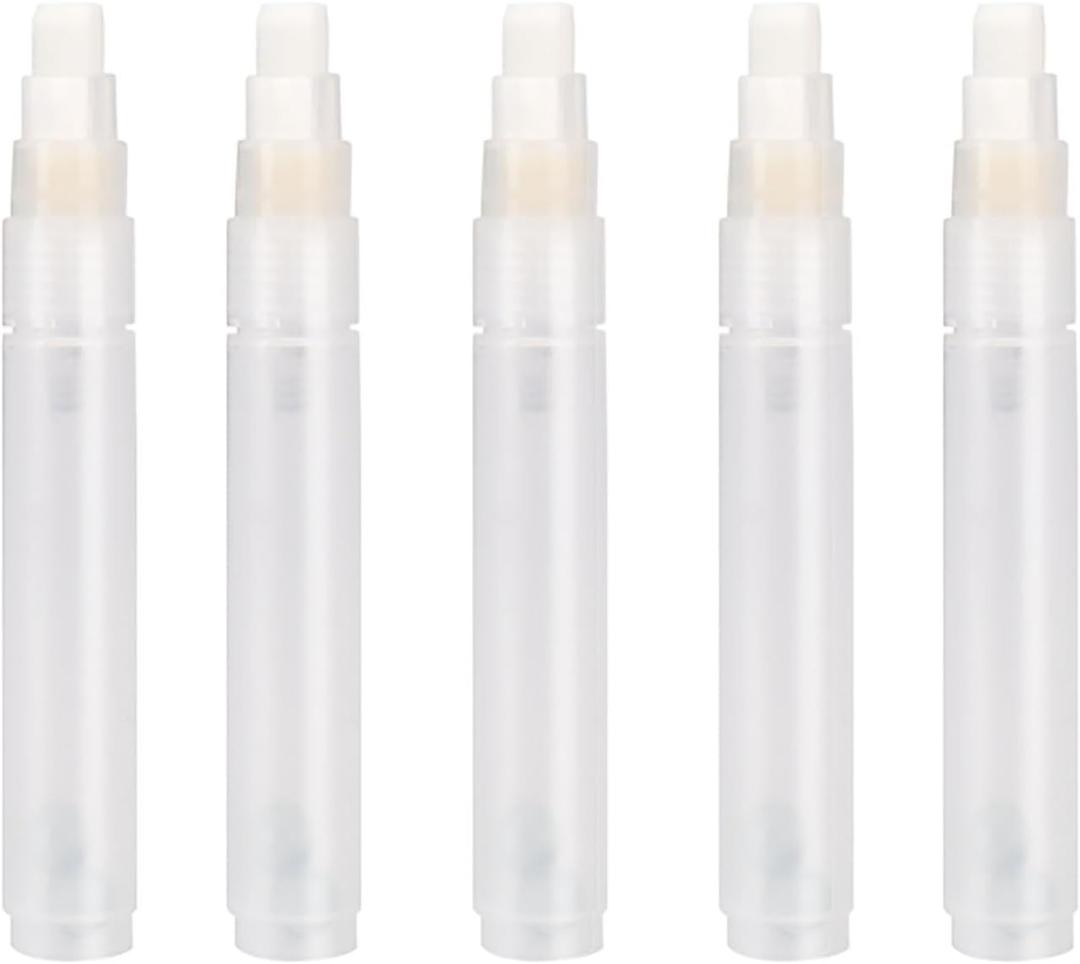 5 Pcs/Pack Refillable Paint Markers Empty Pen 8mm