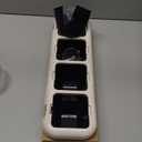 EcoFriendly Wheat Fiber No Plastic Planter. Floating Window Shelf for Plants & Herb Garden with Removable Pots (Black Pots)