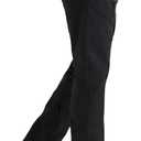 Wrangler Men's Straight Fit Flat Front Chino (Jet Black, 36W x 29L)