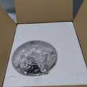 ZMISHIBO Ceiling Fans with Lights and Remote, 19.7'' Low Profile Ceiling Fan, 3000-6000K Dimmable Modern Flush Mount LED Fan Light, 6 Wind Speeds, White Fandelier Ceiling Fans for Bedroom