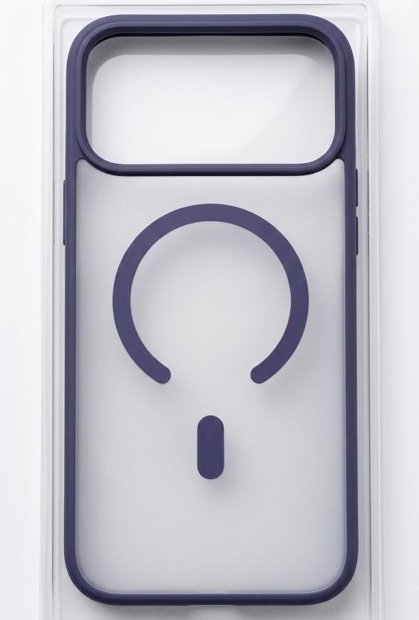 TORRAS Stronger Magnetic & Shockproof for iPhone 17 Pro Max Case, Fit for MagSafe, Mil-Grade Drop Protection, Camera Control, DIY Button, Slim for iPhone 17 Pro Max Phone Case Translucent Deep Blue