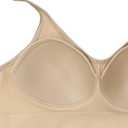 Bali Women's Wireless Bra, Comfort Revolution Wireless Bra for Women, Targeted Shaping, Seamless, Full Coverage (Beige, XL)