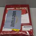 Rectangle Fancy Metallic Sparkling Snowflake Christmas Fabric Table Cloth red Hunter Gold Navy White Silver No-Iron Soil Resistant Woven Holiday Table Cover(Red Gold/60x104Inch)