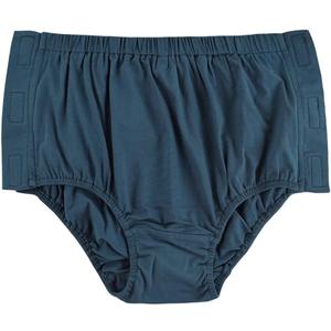 PENINSULA LOVE Post Surgery Underwear Tear Away Briefs Breathable Breakaway Pants Reusable Incontinence Underpants Adult (33.9-39.4 inches, Blue)