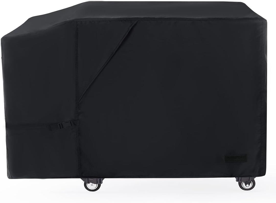 NettyPro Griddle Cover for Blackstone 28" Griddle with Single Shelf, Waterproof Heavy Duty 2 Burner Flat Top Gas Grill Cover 28" Cooking Station Camping, Black