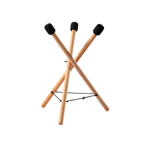 EKDJKK Handpan Stand, Tongue Drum Bracket, Solid Wood Adjustable Tripod Structure Holder, Extendable Snare Bracket for 12 to 22 Inch Percussion Instruments