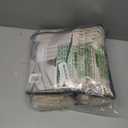 Cream Linen Blackout Small Kitchen Window Curtains 47 Inch Length, Memory Trained Pinch Pleated Thermal Boho Extra Short Curtain Double Layer Soundproof Light Blocking Drapes 2 Panel Set with Back Tab