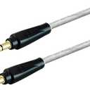 GE Pro 3.5mm Auxiliary Cable, 6ft Audio Cord, Premium Aux Cord for Car, Phone/Tablet, iPad, Home Stereo System and More, 33523