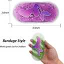 3 x Boo Boo Ice Pack for Kids, Small Ice Pack for Injuries Cold Compress Gel Pack Cold Therapy for Scrape Knee, Bump Head, Hurt Elbow, Hit Thumb (4 Count (Mermaid))