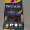 Dr. Scholl's Wrist Brace with Massaging Gel & Breathable Fabric, Shock-Absorbing Wrist Wraps, Built-in Gel Padding & Support (Size L/XL)