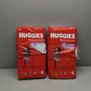 Huggies Size 6 Diapers, Little Movers Baby Diapers, Size 6 (35+ lbs), 108 Count (2 Packs of 54), Packaging May Vary