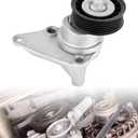 Upgrade Silverado/Sierra Automatic Belt Tensioner Assembly Compatible with Chevy Silverado Suburban Tahoe GMC Sierra Yukon Savana Escalade Rainier - V8 4.8L, 5.3L, 6.0L, 6.2L, Replaces# 38158