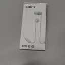 Sony WI-C100 Wireless in-Ear Bluetooth Headphones with Built-in Microphone, White