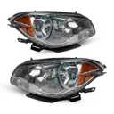 Torchbeam Headlight Assembly Compatible with 2019 2020 2021 2022 2023 Chevy Malibu OE Headlamp Replacement for Black Housing Amber Reflector, Driver Side, GM2502498, 84680167