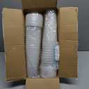 24 Pack Plastic Tumblers with Lids and Straw, Reusable Cups with Lids and Straws White Cups for Cold Drink Iced Coffee, Plastic Tumbler Bulk for Party Birthday Gifts (24 oz, White)