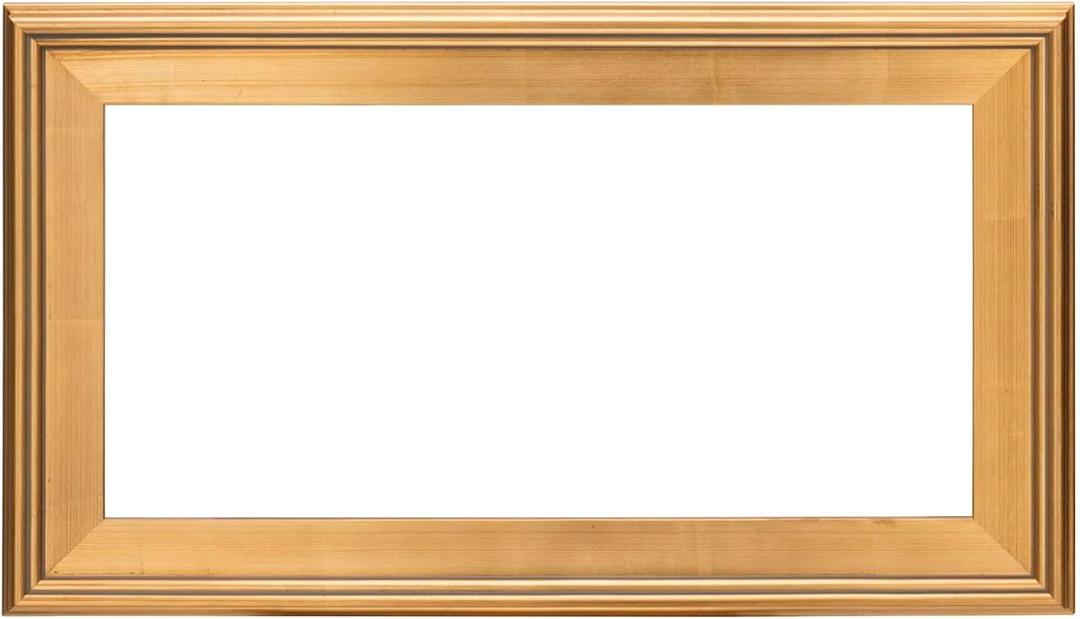 Creative Mark 12x24 Plein Air Style Frame, Hand Leafed Gold, Museum Quality