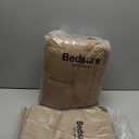 Bedsure Queen Comforter Set Khaki - Bed in a Bag Queen Size Bedding 7 Pieces, Gentle Soft Pintuck Bed Set Gift for Family, Pinch Pleat All Season Comforter with Sheets, Pillowcases & Shams : Home & Kitchen (2 Pack)