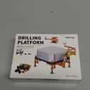 Mac mini M4/M4 Pro Stand,Drilling Platform Stand,Funny Mini PC HolderBuilding Block,DIY Assembly Bracket for Easier Startup