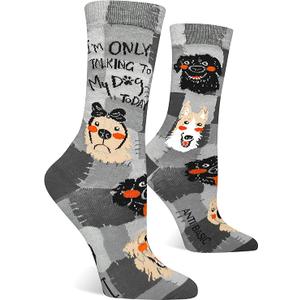 ANTI BASIC Novelty Cat Socks Gift for Women(Fits Women Shoe Size 6-12) (Rabbit)