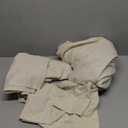 Casa Platino Full bedding set: breathable, cooling material, fitted sheet with a 15-inch deep elastic edge, pillowcase included, very soft and cozy, fits snugly to the mattress – ivory color.