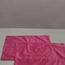 YOUR SMILE Pack of 2 Velvet Pure Color Pillow Covers Decorative Square Pillowcase Soft Solid Cushion Case for Sofa Bedroom Car (Pink, 12''x20'')